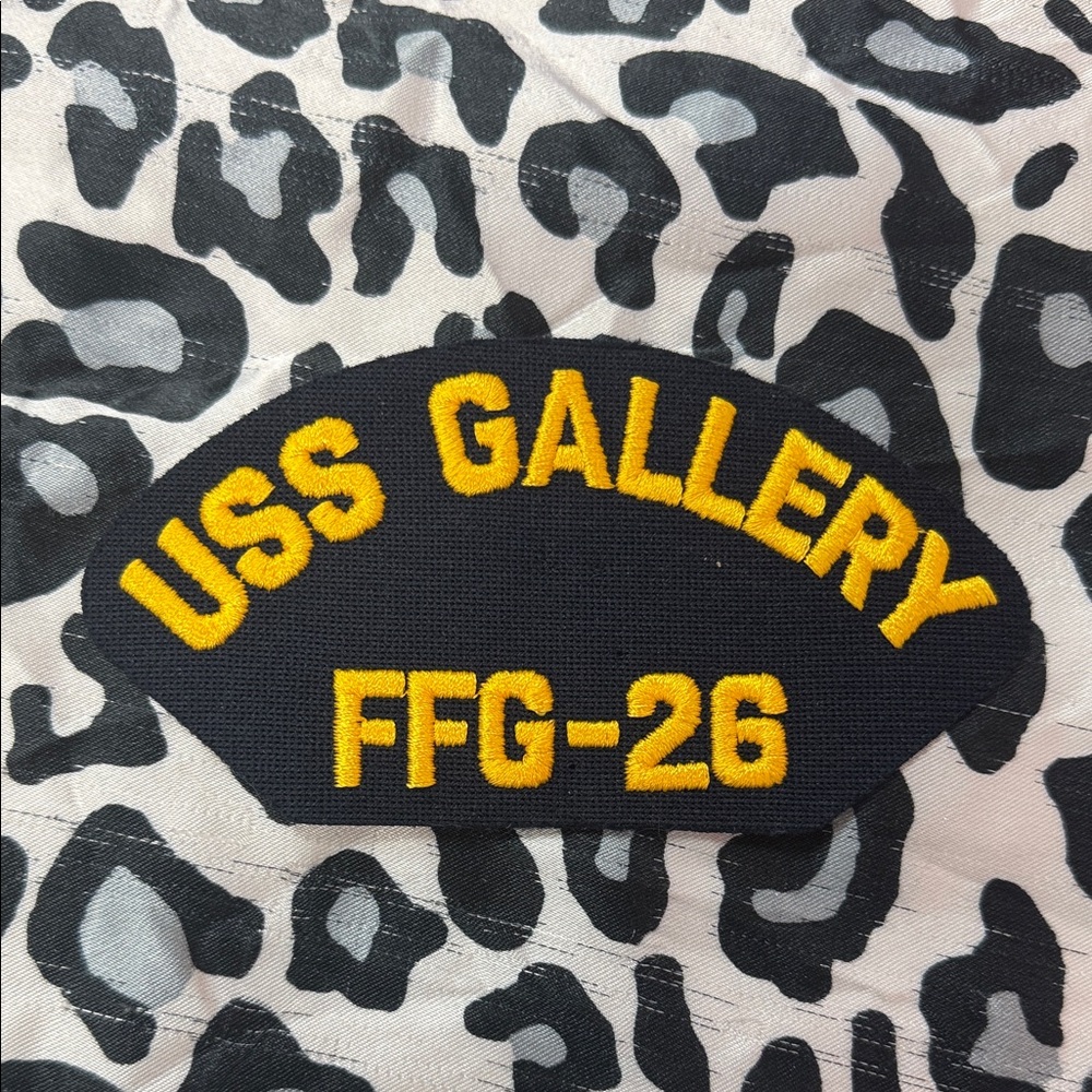 USS Gallery FFG-26 embroidered naval Patch